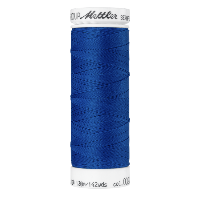 Elastic Thread "Seraflex" by Mettler 130m spool - Fire Blue Col.1078