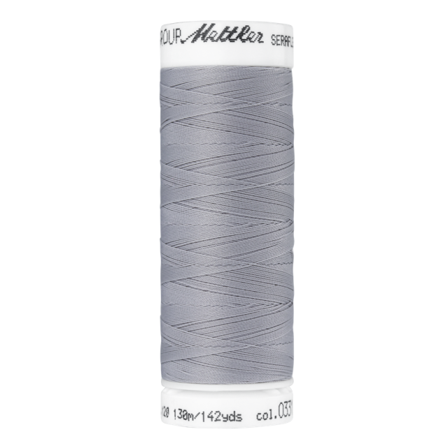 Elastic Thread "Seraflex" by Mettler 130m spool - Ash Mist Col.331