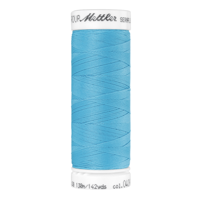 Elastic Thread "Seraflex" by Mettler 130m spool - Turquoise Col.409