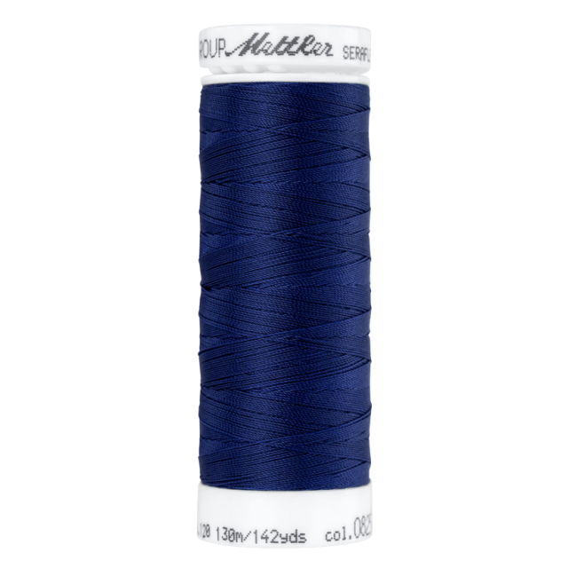 Elastic Thread "Seraflex" by Mettler 130m spool - Navy Blue Col.825