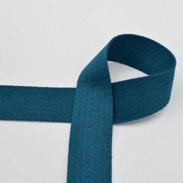 Webbing - 40mm Strapping - Teal Col. 505 (Cotton/Poly Blend)