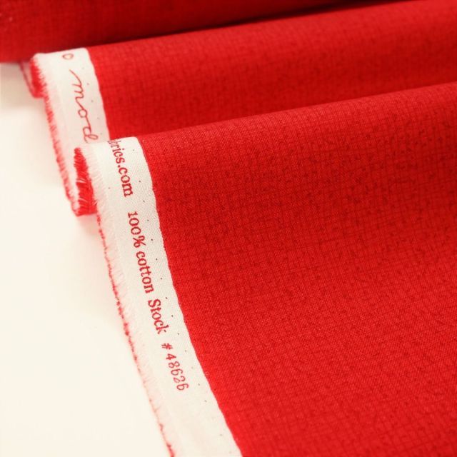 100% Cotton - Thatched by Robin Pickens - Crimson col.43 1/2m