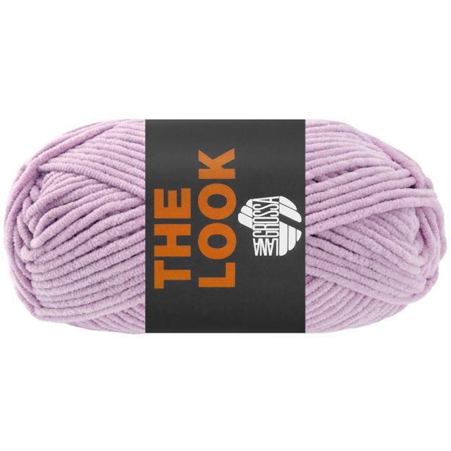 THE LOOK - Chenille Yarn Lilac Col. 002 - 100g Skein by Lana Grossa