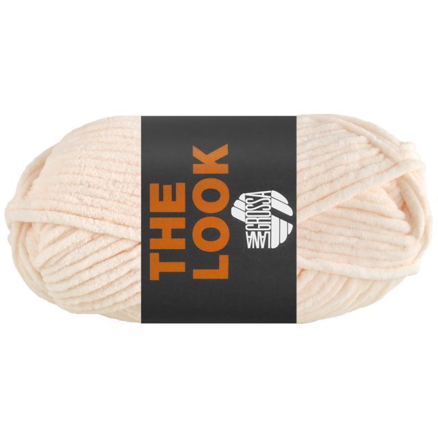 THE LOOK - Chenille Light Beige Col. 011 - 100g Skein by Lana Grossa