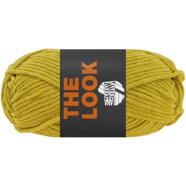 THE LOOK - Chenille Yarn Lime Col. 016 - 100g Skein by Lana Grossa