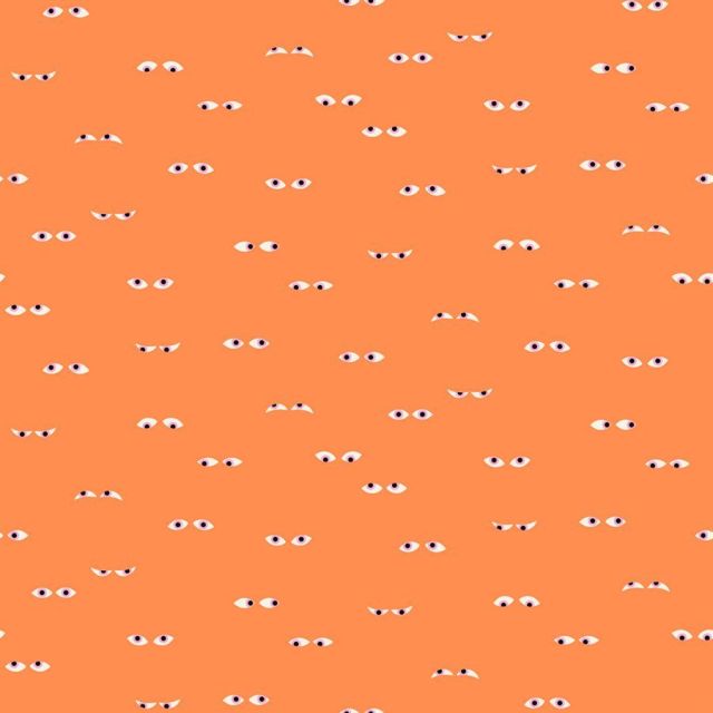100% Cotton - Ruby Star Society "Tiny Fright" - Eyes  per 1/2m