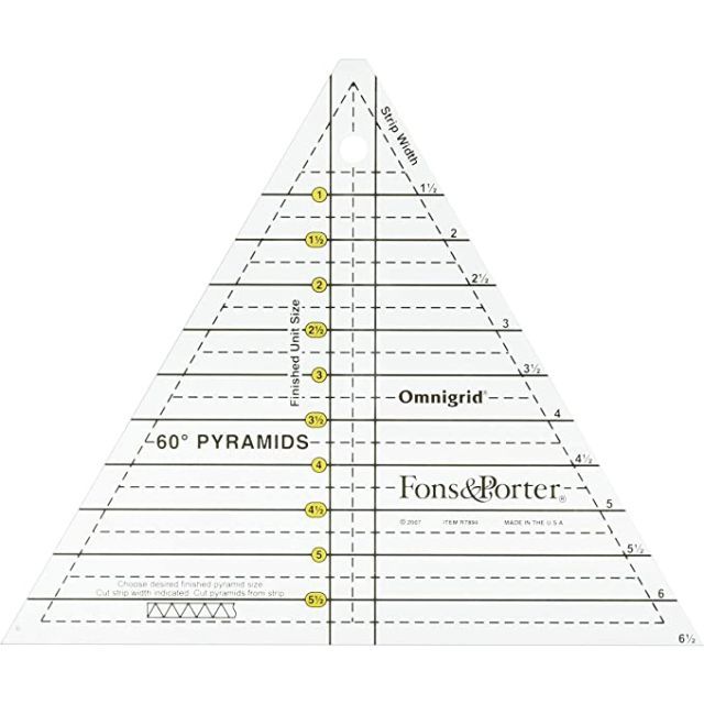 Pyramid Ruler by Fons and Porter