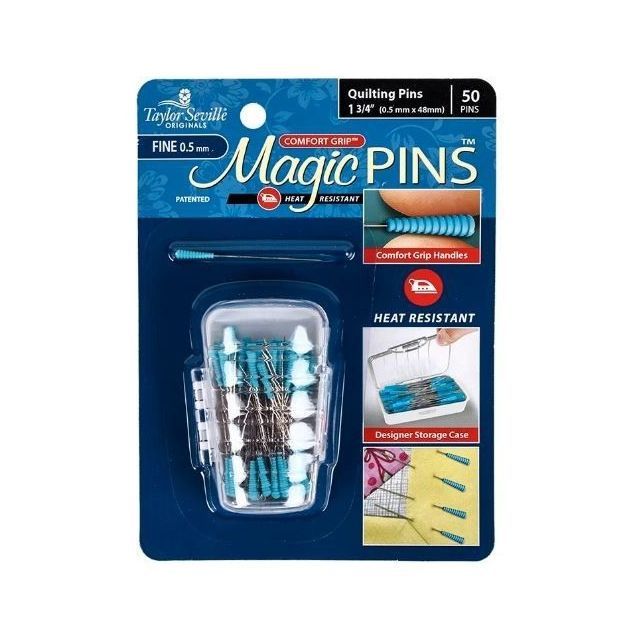 Magic Quilting Pins™ Fine(0.5mm) L48mm - 50 pcs by Taylor of Seville