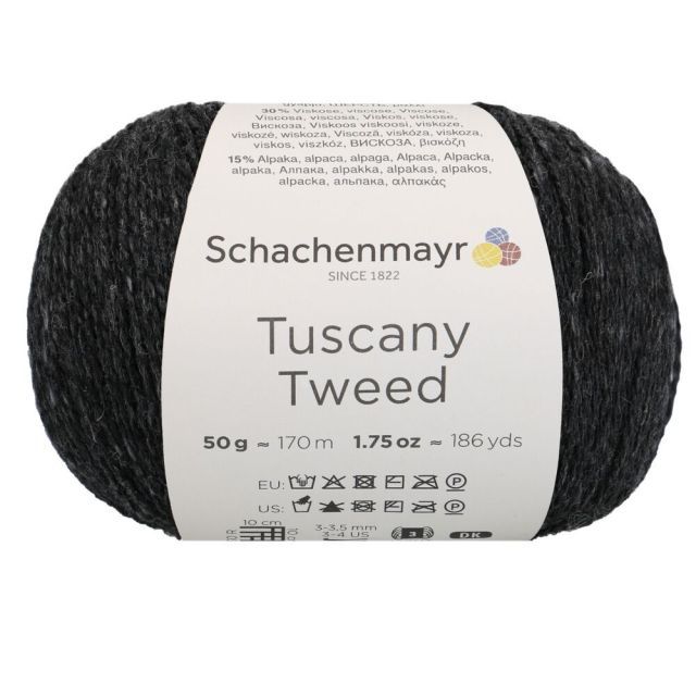 Schachenmayr Tuscany Tweed 50g - Charcoal