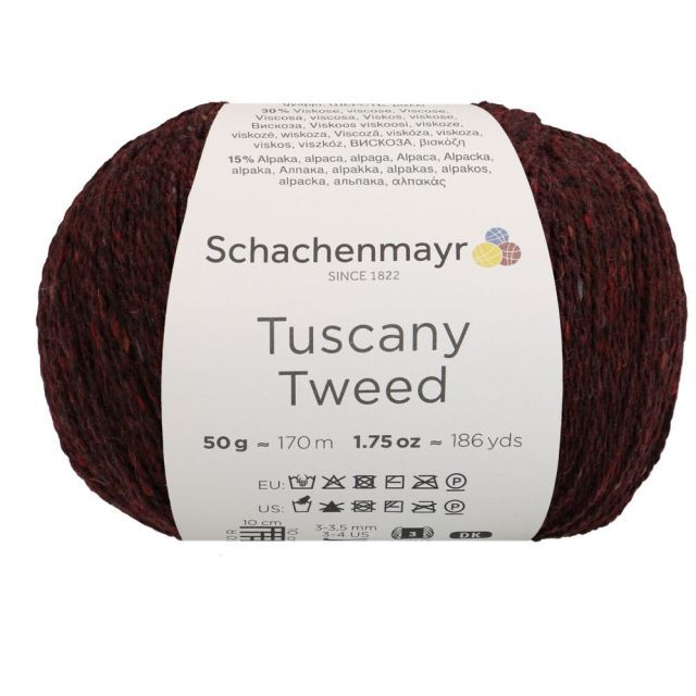 Schachenmayr Tuscany Tweed 50g - Garnet