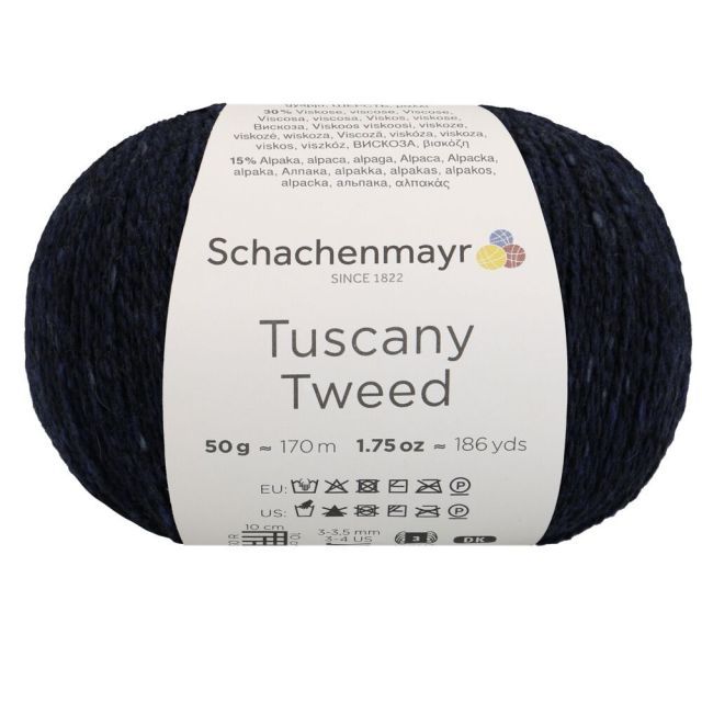 Schachenmayr Tuscany Tweed 50g - Navy Blue