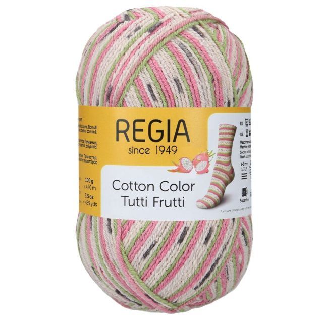 REGIA Cotton Color "Tutti Frutti" - Dragonfruit