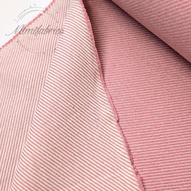 Two-Tone Twill Canvas Light Pink