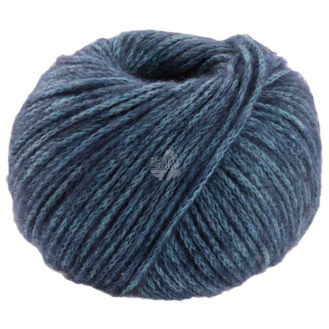 Twinny Bulky Chainette Yarn - Petrol/Marine Blue  Col. 006- 50g Skein by Lana Grossa