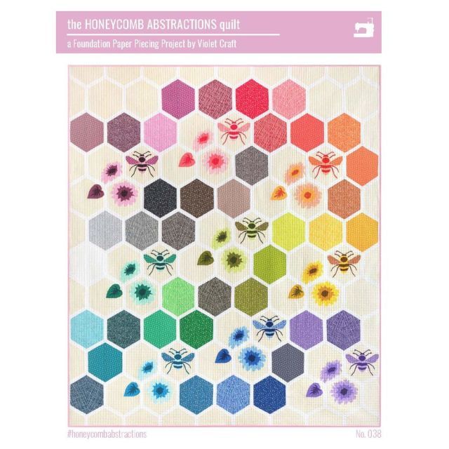 The Honeycomb Abstractions Quilt by Violet Craft