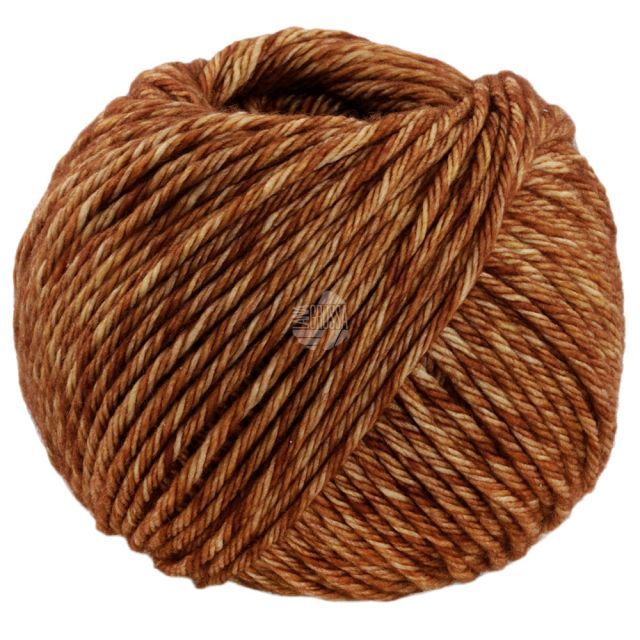 Vintage Chunky Merino Yarn Gold Brown/Sand Col. 10- 50g by Lana Grossa 