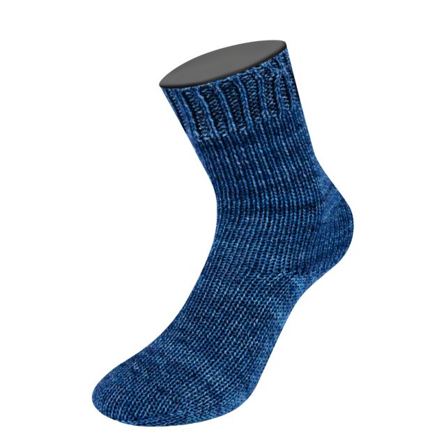 Vintage Socks Mottled Dark Blue Col. 1005 - 100g Sock Yarn by Lana Grossa 