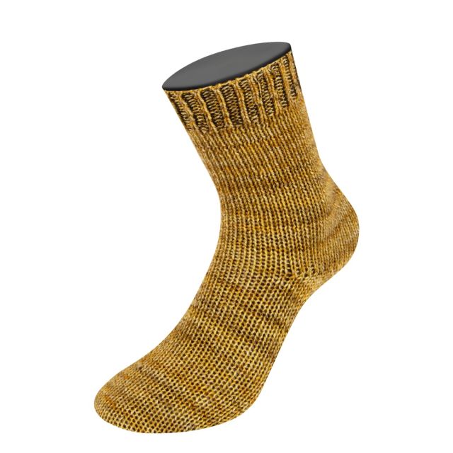 Vintage Socks Mottled Mustartd Yellow Col. 1006 - 100g Sock Yarn by Lana Grossa 