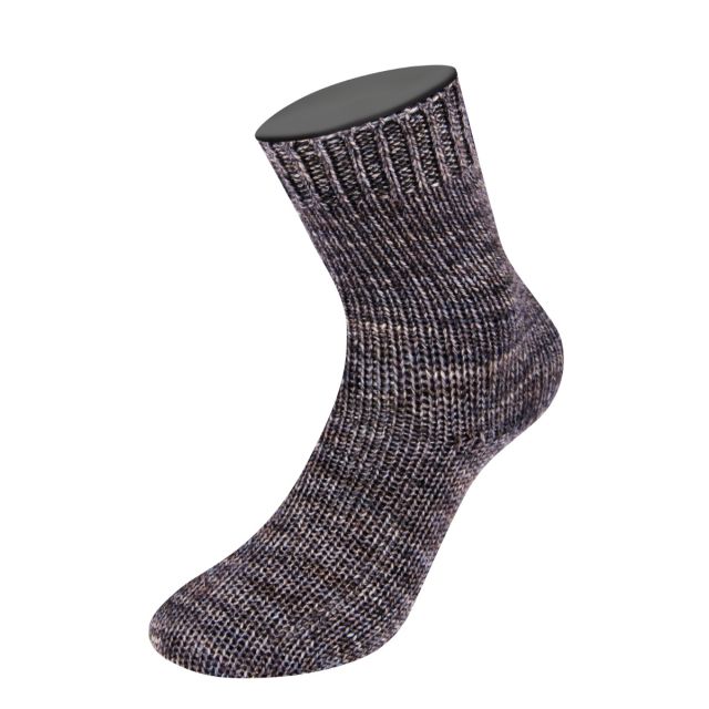 Vintage Socks Mottled Dark Brown Col. 1010 - 100g Sock Yarn by Lana Grossa 