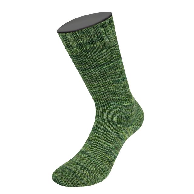 Vintage Socks Light Moss Green Melange Col. 1016 - 100g Sock Yarn by Lana Grossa 