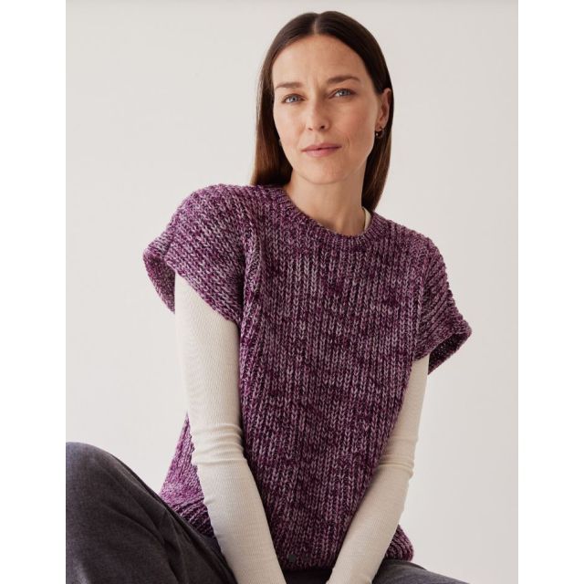 Slipover VINTAGE CHUNKY Size 44 -  Knitting Pattern + Yarn Bundle by LANA GROSSA (Classici 27 Design 06))