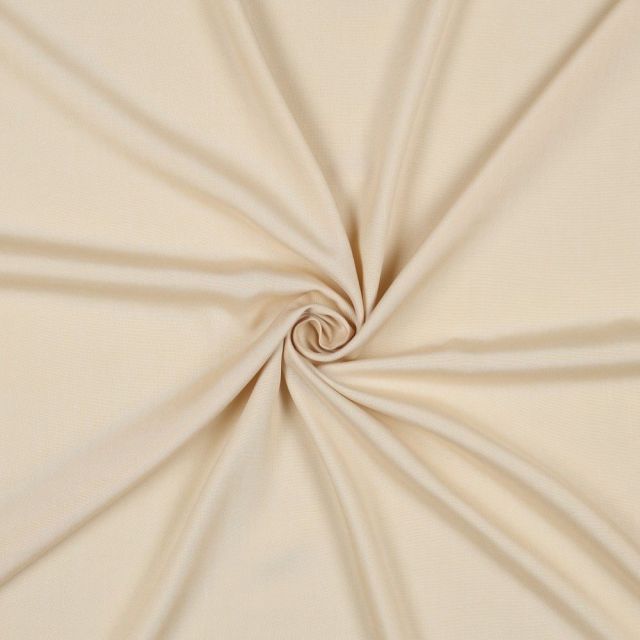 BOLT END - 135CM - Viscose Challis - "Radiance" Solid - Cream (47)
