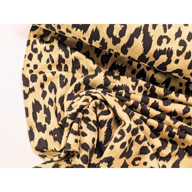 Leopard - Viscose Jersey - Golden