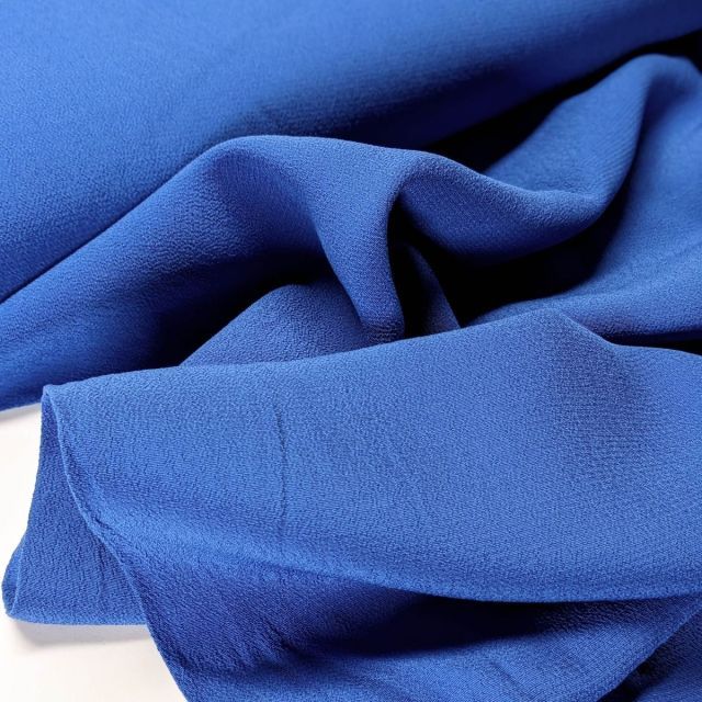 Viscose Moss Crepe - Royal Blue col.007