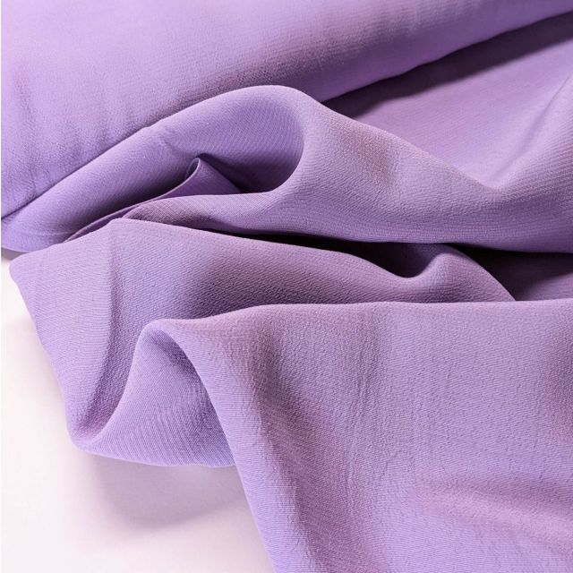 BOLT END - 170CM - Viscose Moss Crepe - Violet col.044