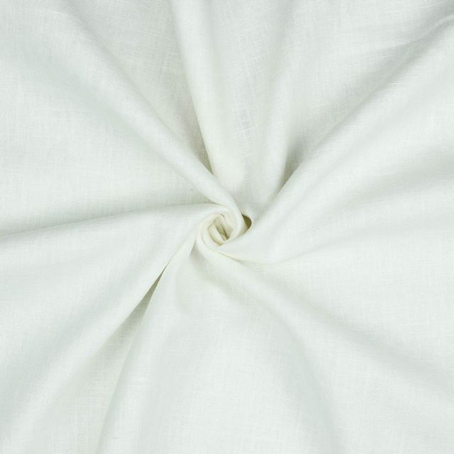 Washed Linen Solid - White col.02