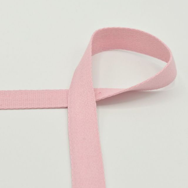 Webbing - 25mm Strapping - Baby Rose Col. 110 (Cotton/Poly Blend)