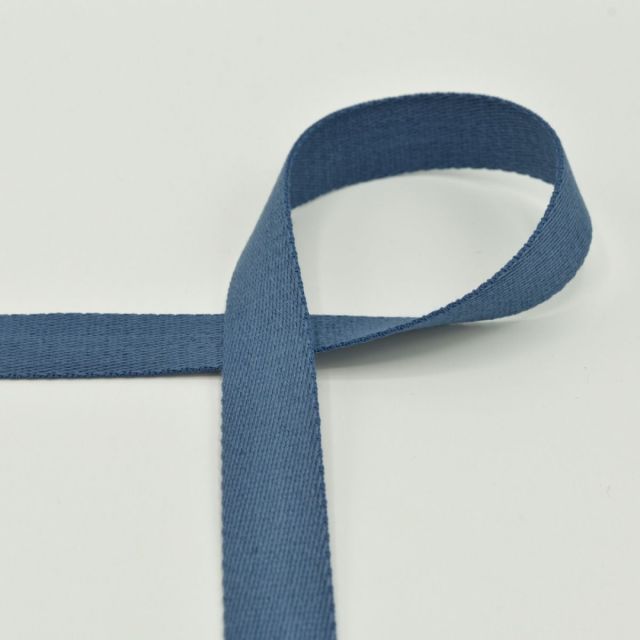 Webbing - 25mm Strapping - Denim Blue Col. 960 (Cotton/Poly Blend)