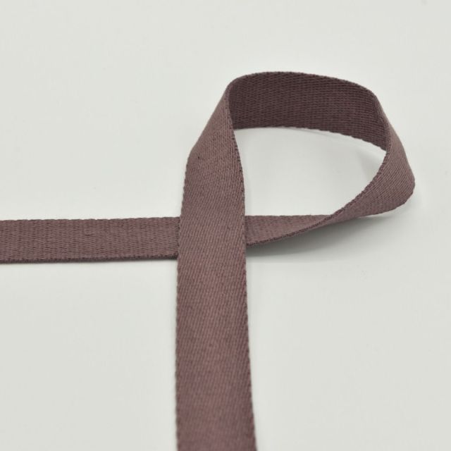 Webbing - 25mm Strapping - Mauve Col. 450 (Cotton/Poly Blend)