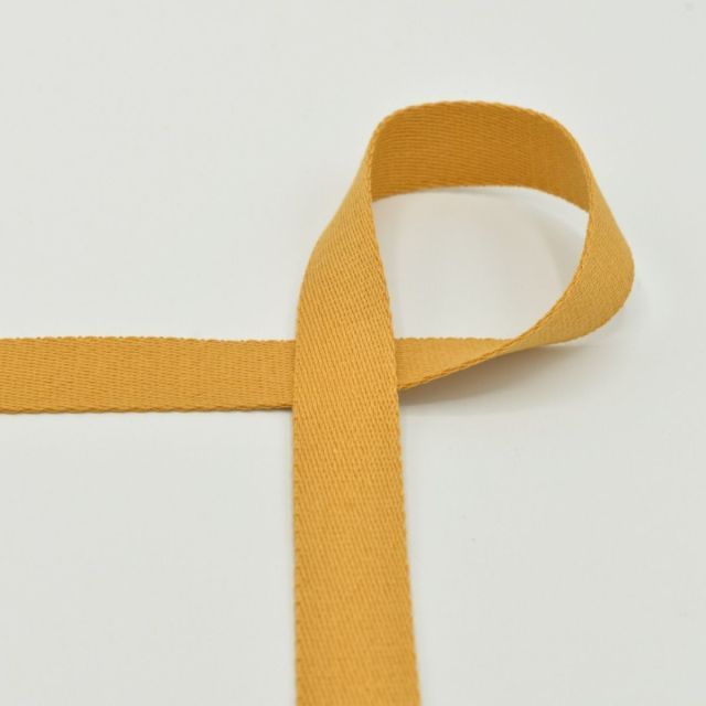 Webbing - 25mm Strapping - Ochre Col. 840 (Cotton/Poly Blend)