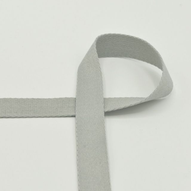 Webbing - 25mm Strapping - Silver Grey Col. 610 (Cotton/Poly Blend)