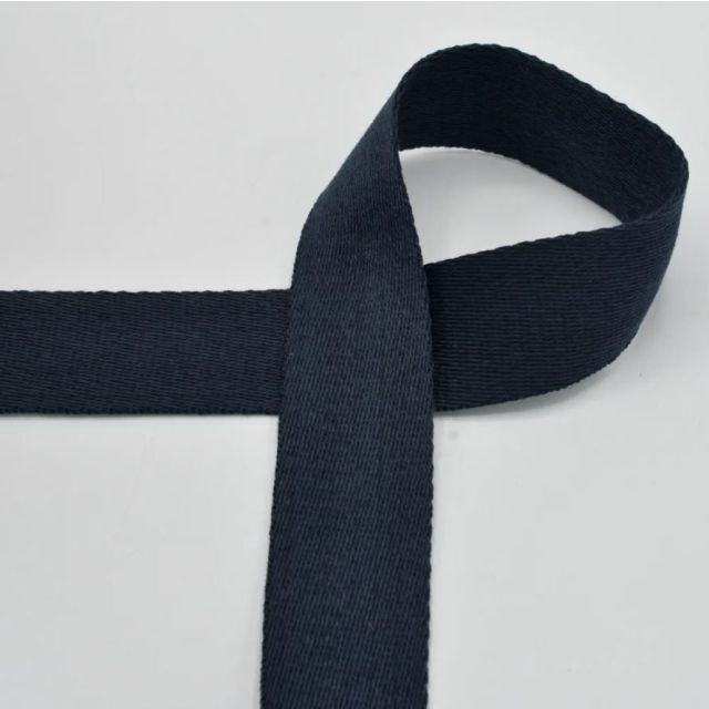 Webbing - 40mm Strapping - Marine Blue (Cotton/Poly Blend)