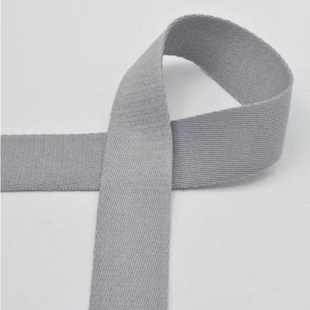 Webbing - 40mm Strapping - Silver Grey (Cotton/Poly Blend)