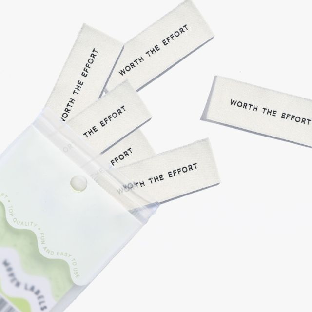 "Worth the Effort" Labels by KATM Pack fo 6