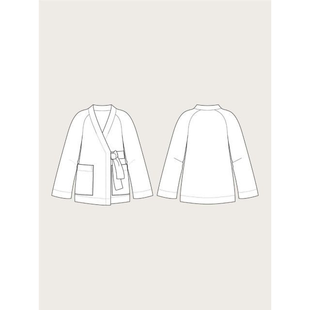 Wrap Jacket  Pattern  (XL -  3XL) - The Assembly Line