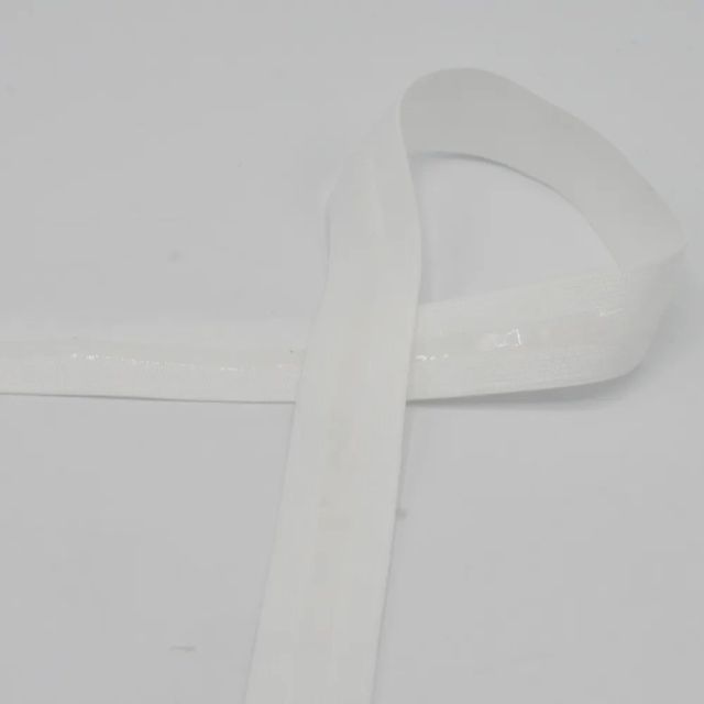 Anti-slip Elastic 25mm - White  (col. 550)
