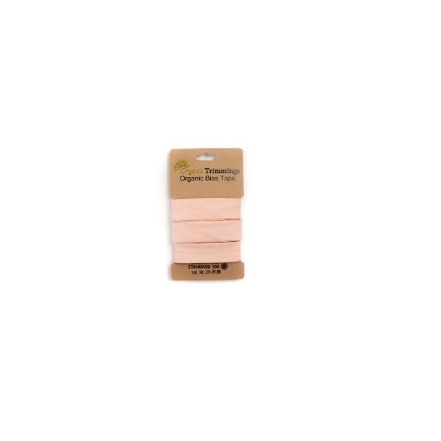 Organic  Jersey Bias Tape - Dusty Rose - 10mm x 3m