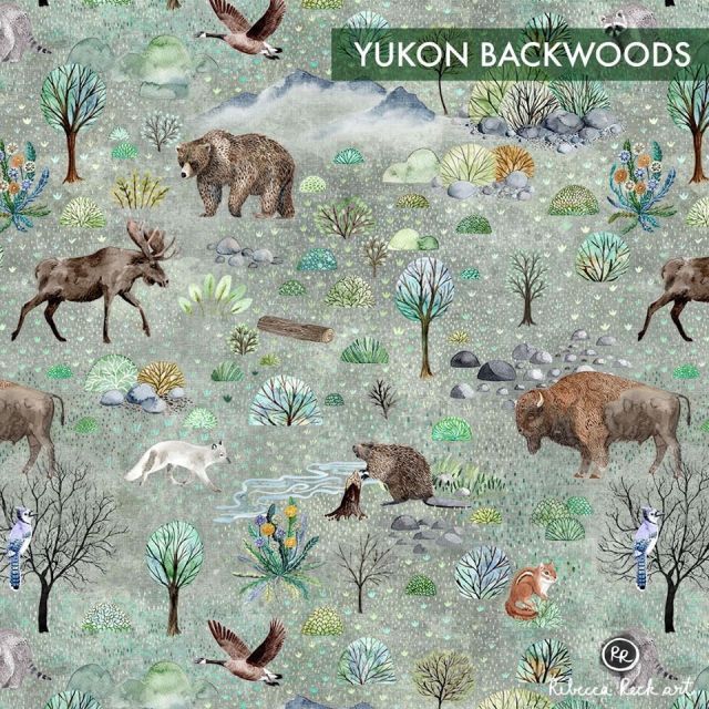  French Terry - Yukon Backwoods by Rebecca Reck