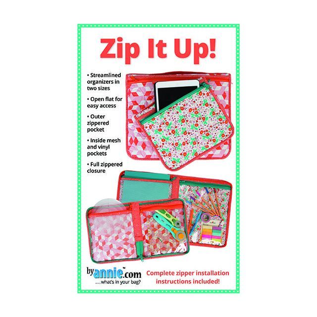 Zip It Up! - Bag Pattern on Paper - ByAnnie
