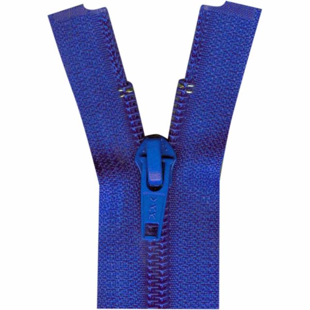 65cm (26in) Royal Blue - One-Way Separating Zipper #5 Nylon Coil  - YKK