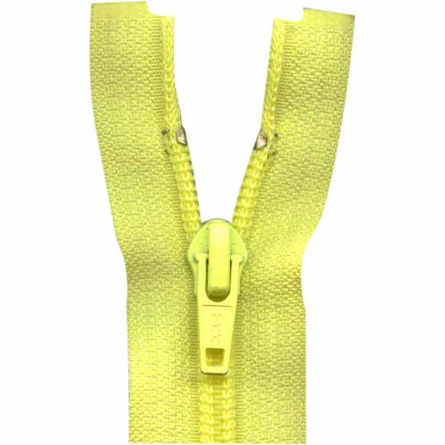 75cm (30in) Yellow - One-Way Separating Zipper #5 Nylon Coil  - YKK