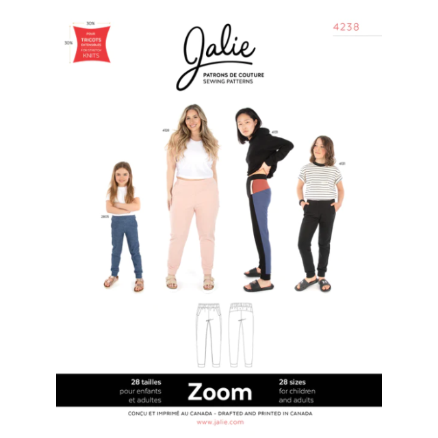 ZOOM Modern joggers by Jalie #4238