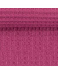 "Nelson" Waffle Cotton - Berry