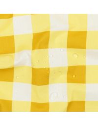 Coated Cotton - Yellow Checks - Picnic Collection