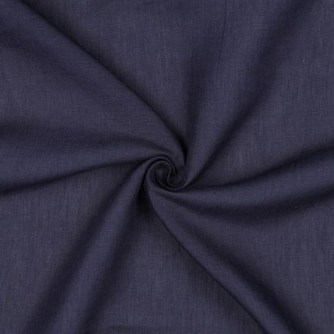 European Flax Linen 125gsm - Navy Blue Col. 04