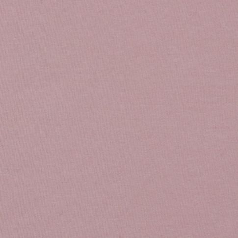 BOLT END - 110CM - Organic Poppy Soft Sweat - Solid - Vintage Pink (col. S60)